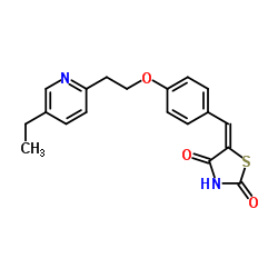 5-[[4-[2-(5-乙基-2-吡啶基)-乙氧基]苯基]亞甲基]-2,4-噻唑烷二酮